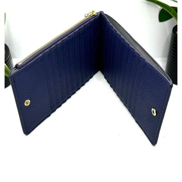 (NWOT) Blue Long Card Wallet 20 Card Slots and 2 Large Bill Slots - Picture 5 of 6